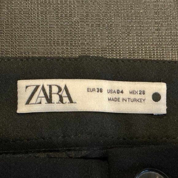 Zara Women's Black Trousers, size 4 - Picture 4 of 4